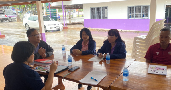 สำนักงาน กปร. ติดตามการดำเนินงานโรงเรียนตำรวจตระเวนชายแดน ในพื้นที่จังหวัดจันทบุรี