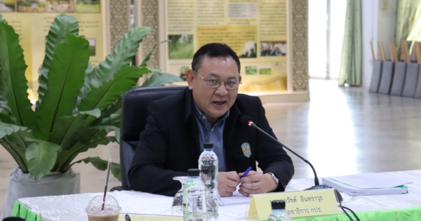 สำนักงาน กปร. เข้าร่วมประชุมหารือติดตามผลและแนวทางการดำเนินงานของโครงการศูนย์ศึกษาการพัฒนาห้วยทรายฯ
