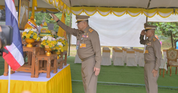 องคมนตรี ลงพื้นที่ติดตามโครงการพัฒนาแหล่งน้ำอันเนื่องมาจากพระราชดำริ ในเขตพื้นที่จังหวัดตรัง