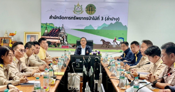 สำนักงาน กปร. ลงพื้นที่หารือแนวทางการขออนุญาตใช้พื้นที่ป่าสำหรับการดำเนินโครงการอันเนื่องมาจากพระราชดำริด้านแหล่งน้ำ ในพื้นที่จังหวัดลำปาง