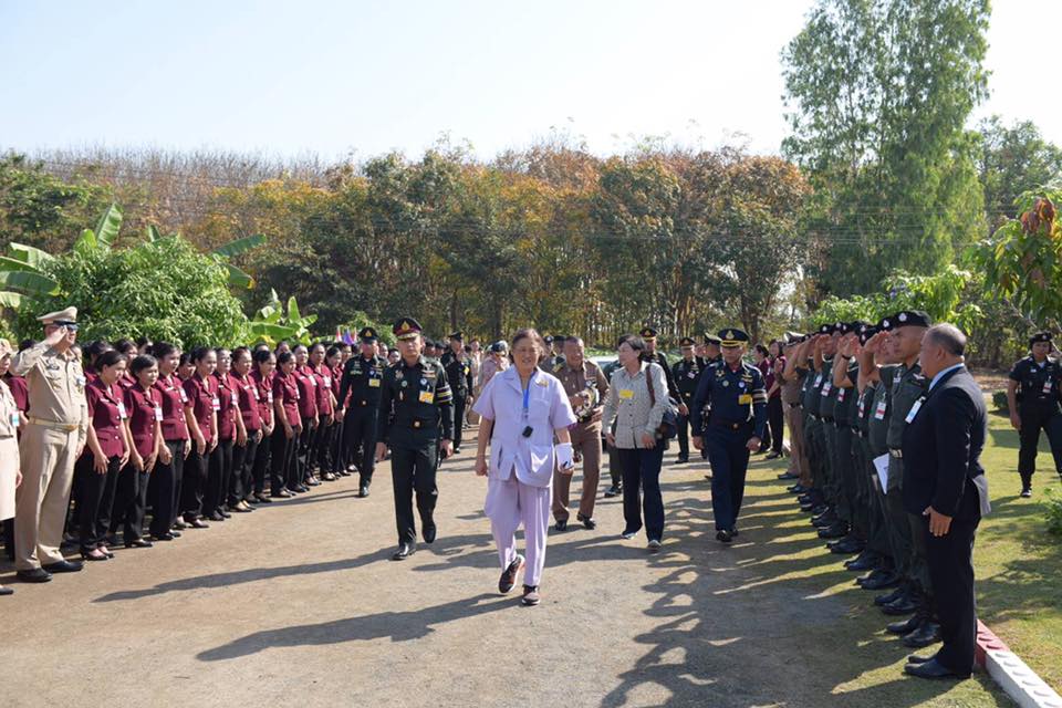 On Tuesday 29th January 2019, Her Royal Highness Princess Maha Chakri Sirindhorn paid a royal visit to perform royal duty at Thanphuying Supraphada Kasemsant Border Patrol Police School, Surin Province. 