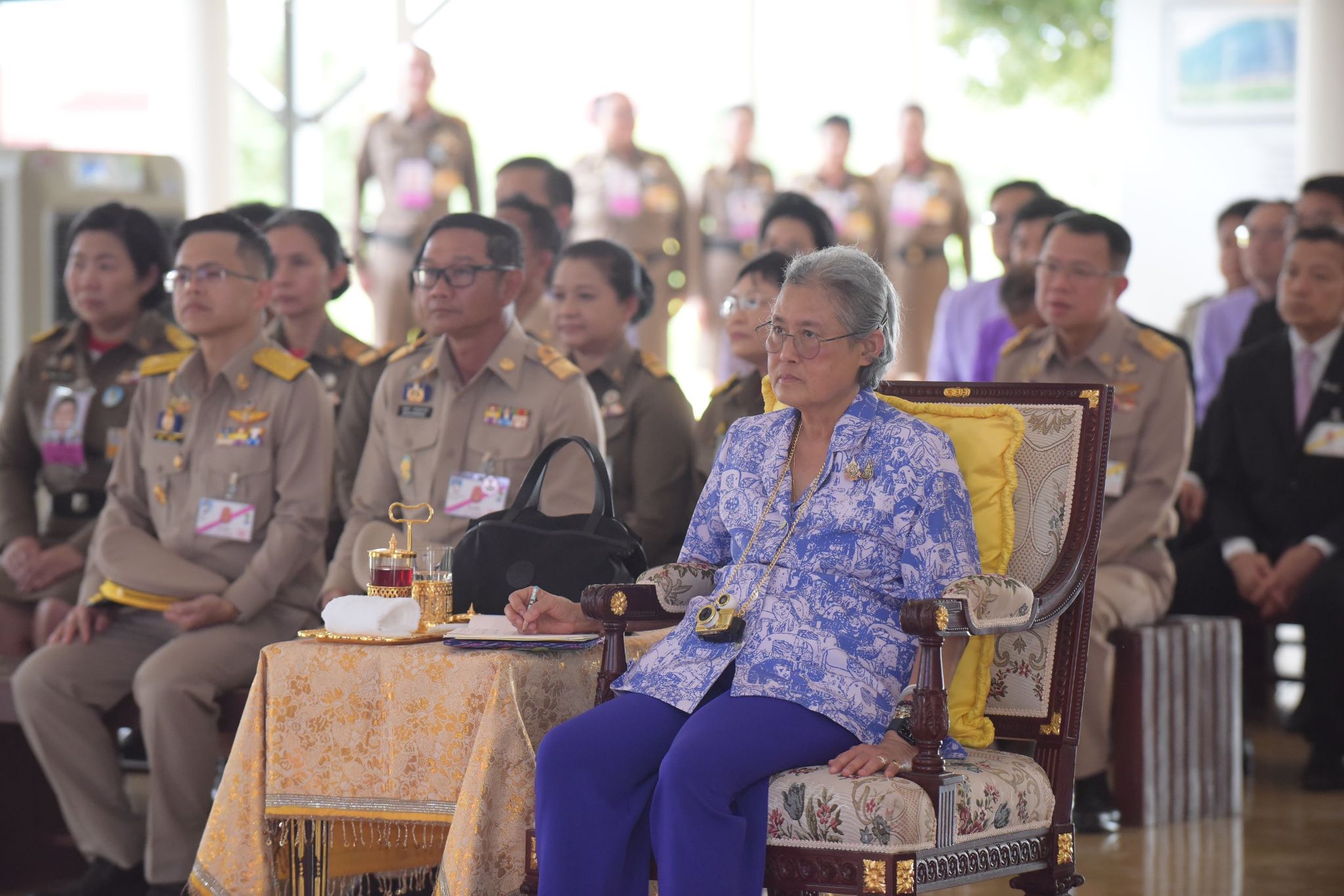วันพฤหัสบดีที่ 3 กรกฎาคม 2568 เวลา 09.00 น. สมเด็จพระกนิษฐาธิราชเจ้า กรมสมเด็จพระเทพรัตนราชสุดา ฯ สยามบรมราชกุมารี เสด็จพระราชดำเนินไปสำราญฟาร์ม หมู่ 4 ตำบลสามพระยา อำเภอชะอำ จังหวัดเพชรบุรี