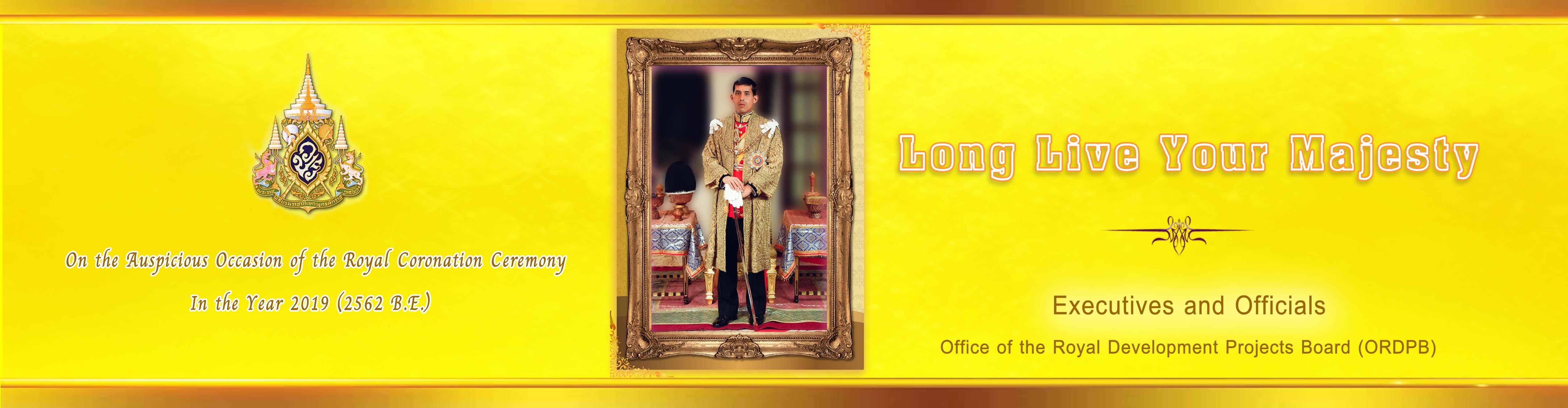 On the Auspicious of the Royal Coronation Ceremony In the Year 2019 (2562 B.E.)